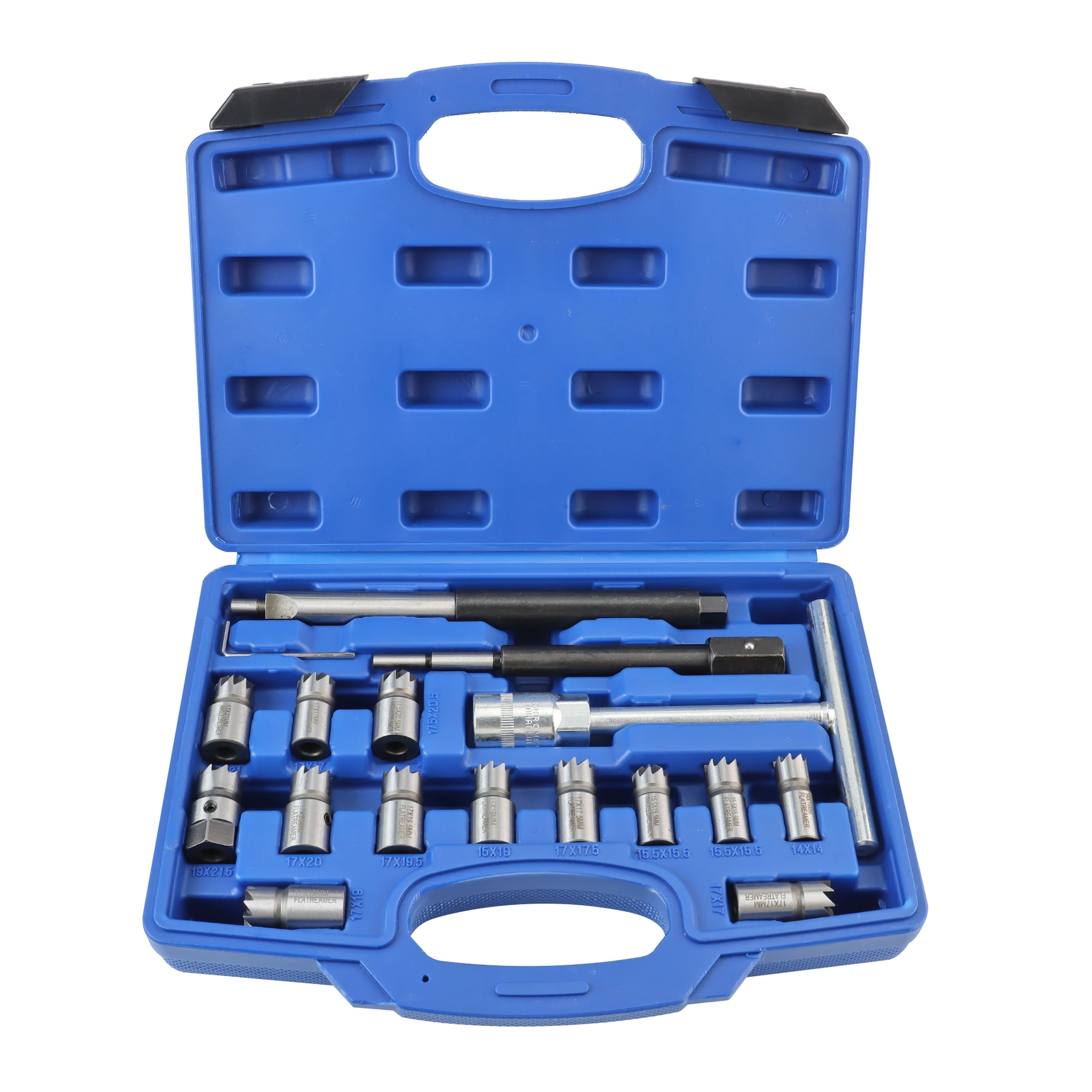 DSY2002 17Pcs Seat Cutter Cleaner Repair Removal Diesel Injector Tool Set